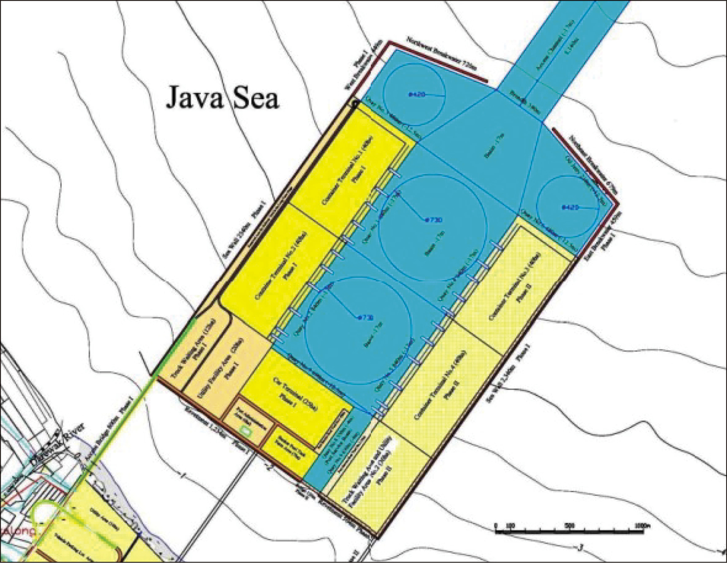 Layout Plan of Cilamaya New Port