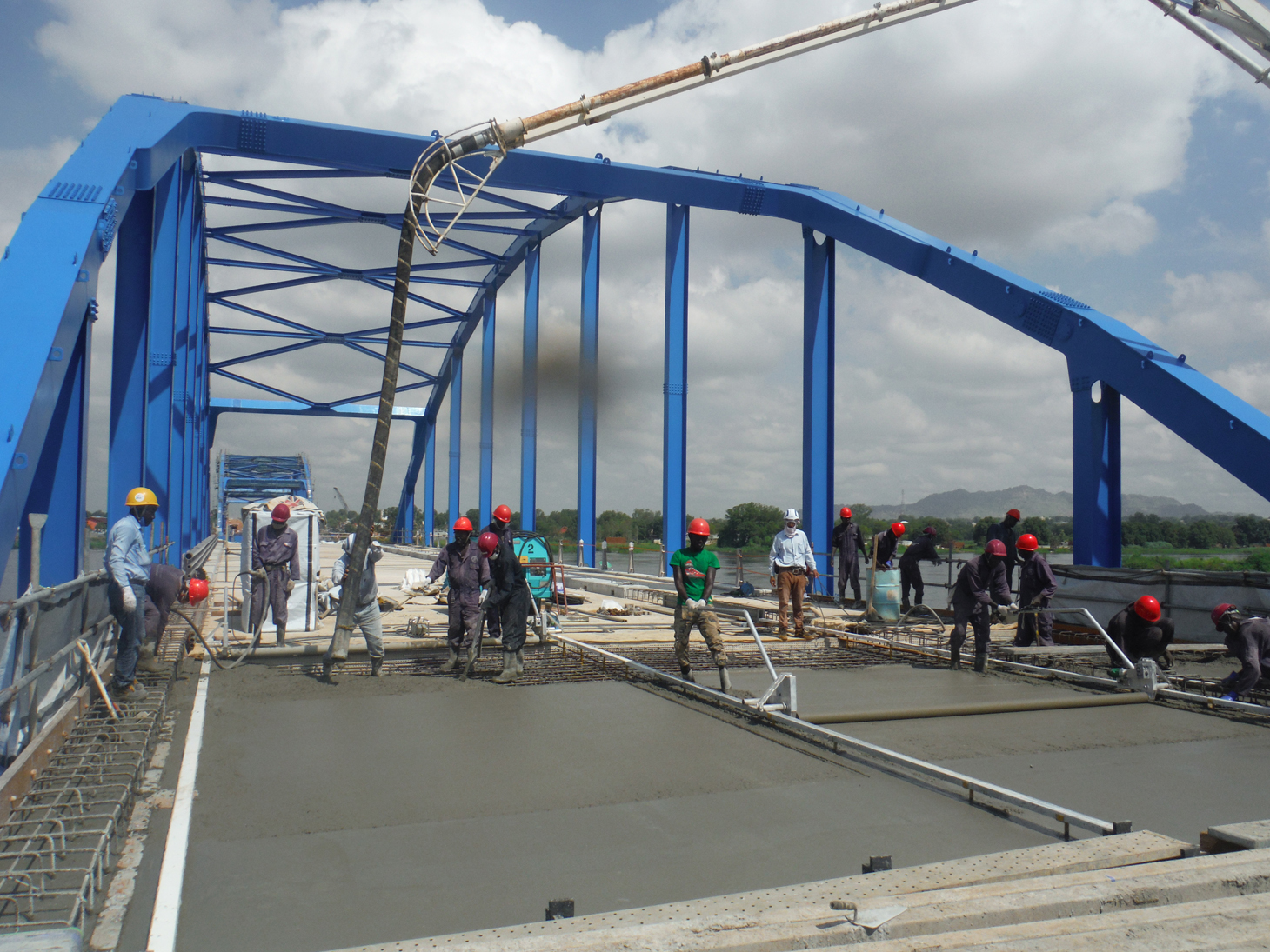 Photo 10: Bridge Slab Concrete Casting