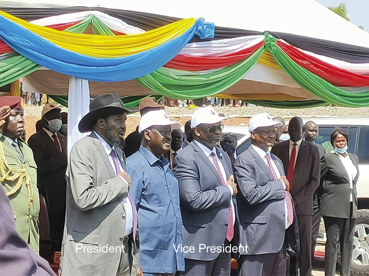 Photo 15: President and Vice President Attending Opening Ceremony